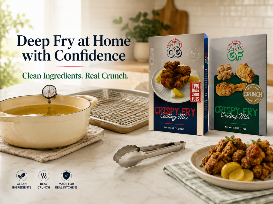 How to Deep Fry Korean Fried Chicken at Home with Goyeo Foods